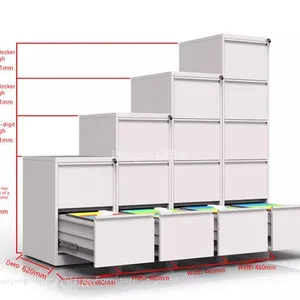 Multi-Drawer Card File Cabinet for Retail – Organize Supplier Catalogs, Product Information, and Inventories thumbnail-3