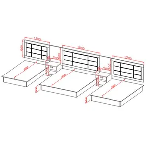 Hotel Bed Made of Plywood From BianYi Furniture Factory in Foshan City thumbnail-5