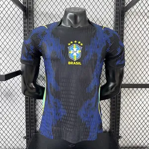 2627 USA-Canada-Mexico World Cup Brazil Home Jersey Yellow Player Version Short-Sleeve Soccer Shirt thumbnail-4