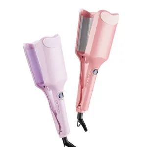 Hot Selling Chicken Rolls Curler/multi Gear Temperature Regulating Big Wave Water Corrugated Two Tube Curling Stick（Wechat:13510231336） thumbnail-2