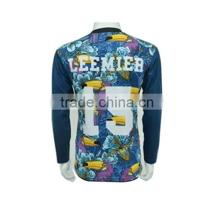 Unisex High Quality Design Printing Long Sleeve Rash Guard thumbnail-2