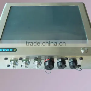 15inch Ip65 Full Waterproof Fanless Wall Mounting CAPACITIVE Touch Industrial Sunlight Readable Computer PC OEM thumbnail-1