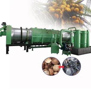 Carbon Based Fertilizer Carbonizing Furnace Continuous Type Biochar Making Equipment Turnkey Project thumbnail-1