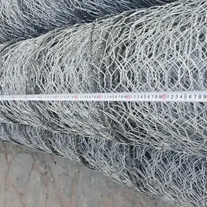 HR20 Reinforced Hexagonal Mesh Barrier Netting Galvanized Steel Plain Weave Woven Slope Security Rock Falling Protection Cutting thumbnail-5