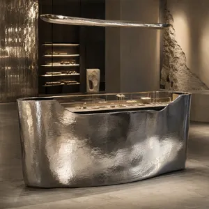 Stainless Steel Coffee Table thumbnail-3