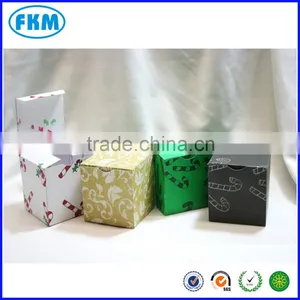 Custom Design Printable Gift Box Hinged Lid Cube Box Quality Choice thumbnail-1