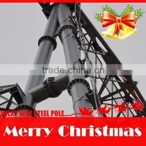 Conical Galvanized 69kv Transmission Line Steel Pole Tower Supplier thumbnail-1