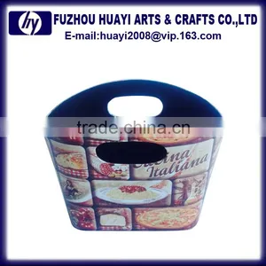 Wholesale Fancy Craft Foldable Leather Storage Basket Various Kind of Basket thumbnail-5