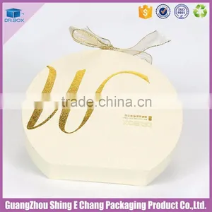 Elegant Cardboard Cosmetic Box With Silk Ribbon, Present Cosmetic Box thumbnail-1