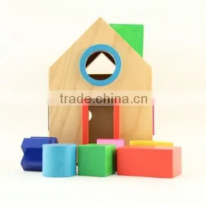 Miniature Wooden Toys House,wooden Educational Blocks Toys,intelligence Toy thumbnail-2