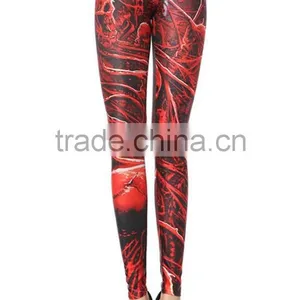Spandex Sublimation Women Yoga Leggings With Custom Logo thumbnail-1