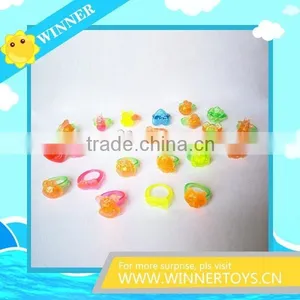 Cheap Various Lovely Plastic Cartoon Finger Ring thumbnail-1