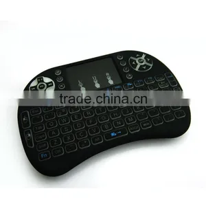 2.4g Air Mouse for Android tv Box, Back Light Wireless Air Mouse for M8s, Mini Wireless Keyboard Air Mouse Combo thumbnail-1