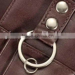Multifunction High Quality Brown Leather Key Wallet With Card Holder thumbnail-4