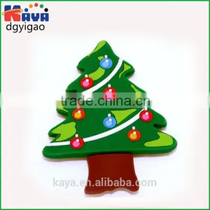 Soft Pvc Fridge Magnet With Christmas Tree Shape thumbnail-1