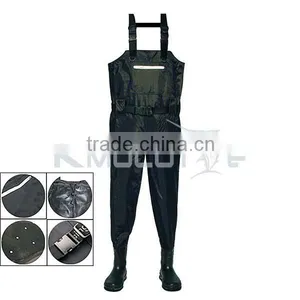 Kmucutie CHN-81206T Latest Style Fishing Waders Brethable Nylon Fabric Fishing Suit thumbnail-1