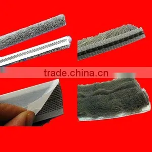 Wool Pile Weather Strips Silicone Flexible PVC Weather Strips Felpa thumbnail-4