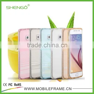 Colorful TPU Case for Samsung Galaxy S6 Edge With Diamond thumbnail-2