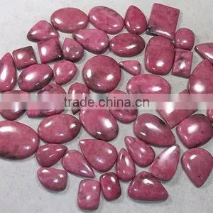 Rhodonite Stone Natural Semi Precious Stones Wholesale Loose Cabochon Gemstones Authentic Gemstones thumbnail-1