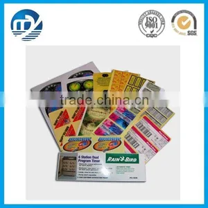 Yellow Back Paper Plain Sticker for Promotion thumbnail-1