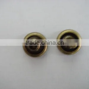 Flat Antique Brass Metal Jeans Rivet Without Logo thumbnail-3