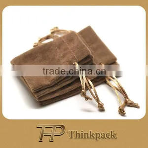 Custom Velvet Drawstring Pouch Bag thumbnail-1