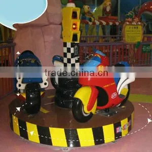 3 Seats Motorcycle Amusement Mini Rotary Ride for Commercial Use thumbnail-1