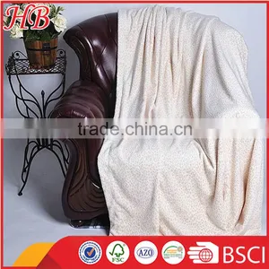 High Quality and Cheap Micro Fiber Jacquard Flannel Fleece Blanketad thumbnail-1