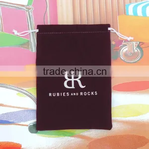 High Quality Fancy Velvet Cremation Urn Bag Pouches With Very Strong Ropes thumbnail-3