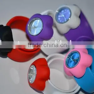 Ladies Slap Watches With Full Printing Flower Ladies Clap Watches thumbnail-3