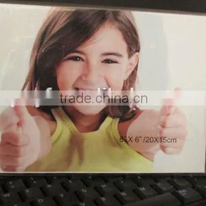 L Shaped Clear Plastic Photo Frame thumbnail-1