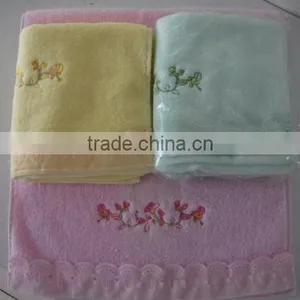 Factory Direct Sale Cotton Embroidery Lace Face Towel thumbnail-1