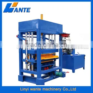 QT4-30 High Profit Diesel Engine Paver and Hollow Block Machine for Small Bussiness,brick Making Machine Price thumbnail-1