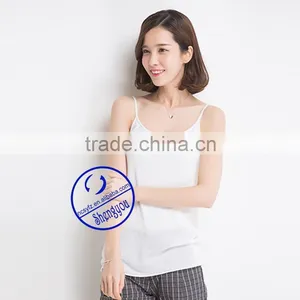 Custom Fashion Design Wholesale Women's Plain White Tank Top thumbnail-3