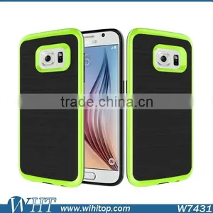 Hybrid TPU PC Brushed Slim Armor for Samsung Galaxy S7 S7 Edge Phone Case thumbnail-6
