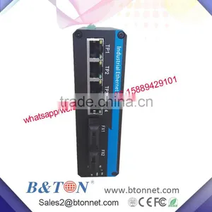 High Quality 100M Industrial Fiber Media Converters 2Fiber Port With 1RJ45 thumbnail-1