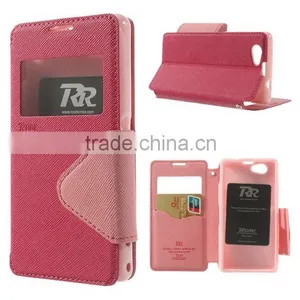 Brand New Roar Korea Diary View Window Fancy Leather Flip Diary Case For Iphone 5G 5S 6G 6S 6 Plus 6S Plus 6S + thumbnail-1