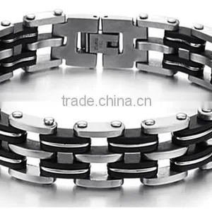 Fashion Power Energy Balance Titanium Magnetic Bracelet for Man thumbnail-2