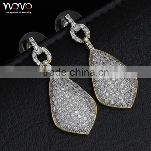 Sparkle Jewelry Women's Gender Sterling Silver Brand Name Fashion Earring With Diamond thumbnail-1