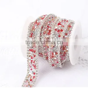 Hotfix Iron On Rhinestone Transfers Chain for Shoes Decoration thumbnail-1