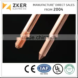Top Quality UL Listed Copper Bonded Earth Rod thumbnail-2