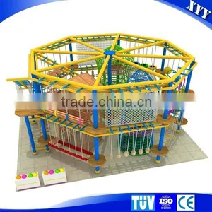 2016 Indoor Rope Course Adventure Playground for Kids thumbnail-4