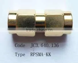 Reverse Polarity SMA, Male Body With Socket, Male to Male rf Connector thumbnail-1