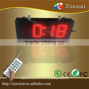 5'' Red Brightness Adjustable LED Digital Timing Clock 7 Segment 5'' Outdoor Digits Time Clock thumbnail-1