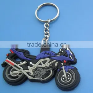 Cheap Custom Soft Pvc Motorcycle Keychains Soft Key Tag thumbnail-1