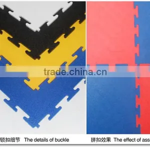 Indoor Office Plastic PVC Interlocking Flooring Tile thumbnail-2