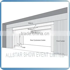School Stage Curtains,theater Curtain thumbnail-1