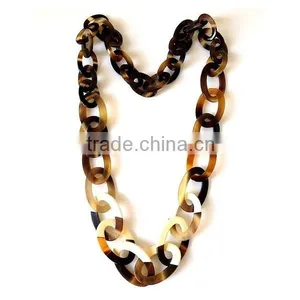 Eco-friendly Nice Lacquered Buffalo Horn Jewelry Necklace From Vietnam thumbnail-1