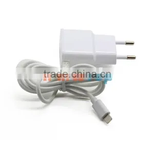 Wholesale EU AC Power Adapter ,European USB Charger With 8PIN USB Data Cable For IPhone 6 5S 5C IPad IPod thumbnail-3