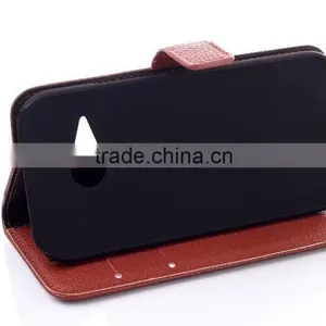 Litchi Wallet Leather Case for HTC One M8 Mini thumbnail-2